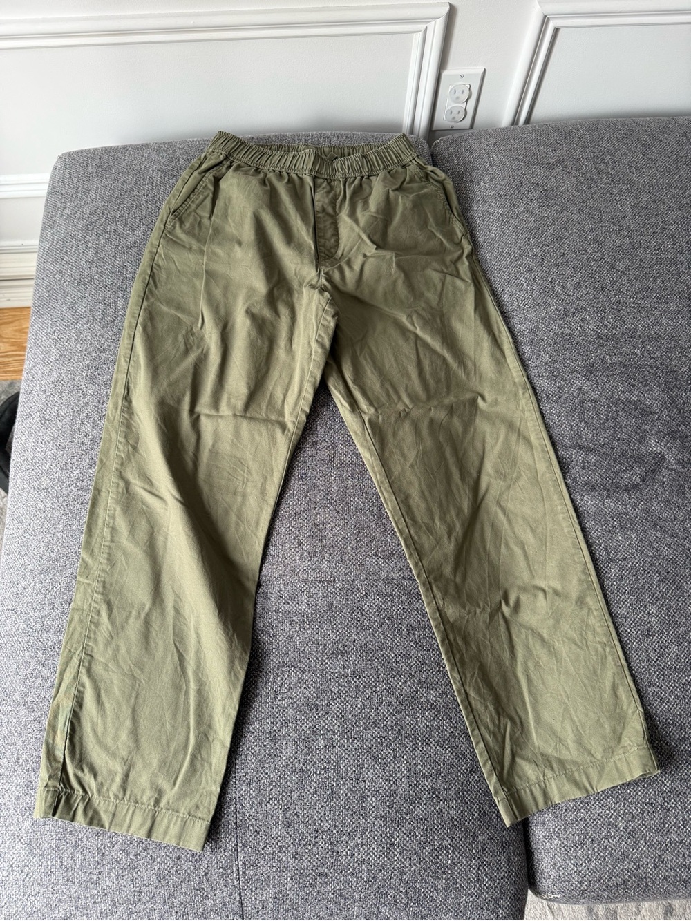 Uniqlo Women's cotton relaxed ankle pants - Picture 2 of 5